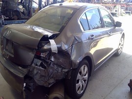 2009 HONDA ACCORD, GRAY, EX-L, 2.4L, AT.   A25140